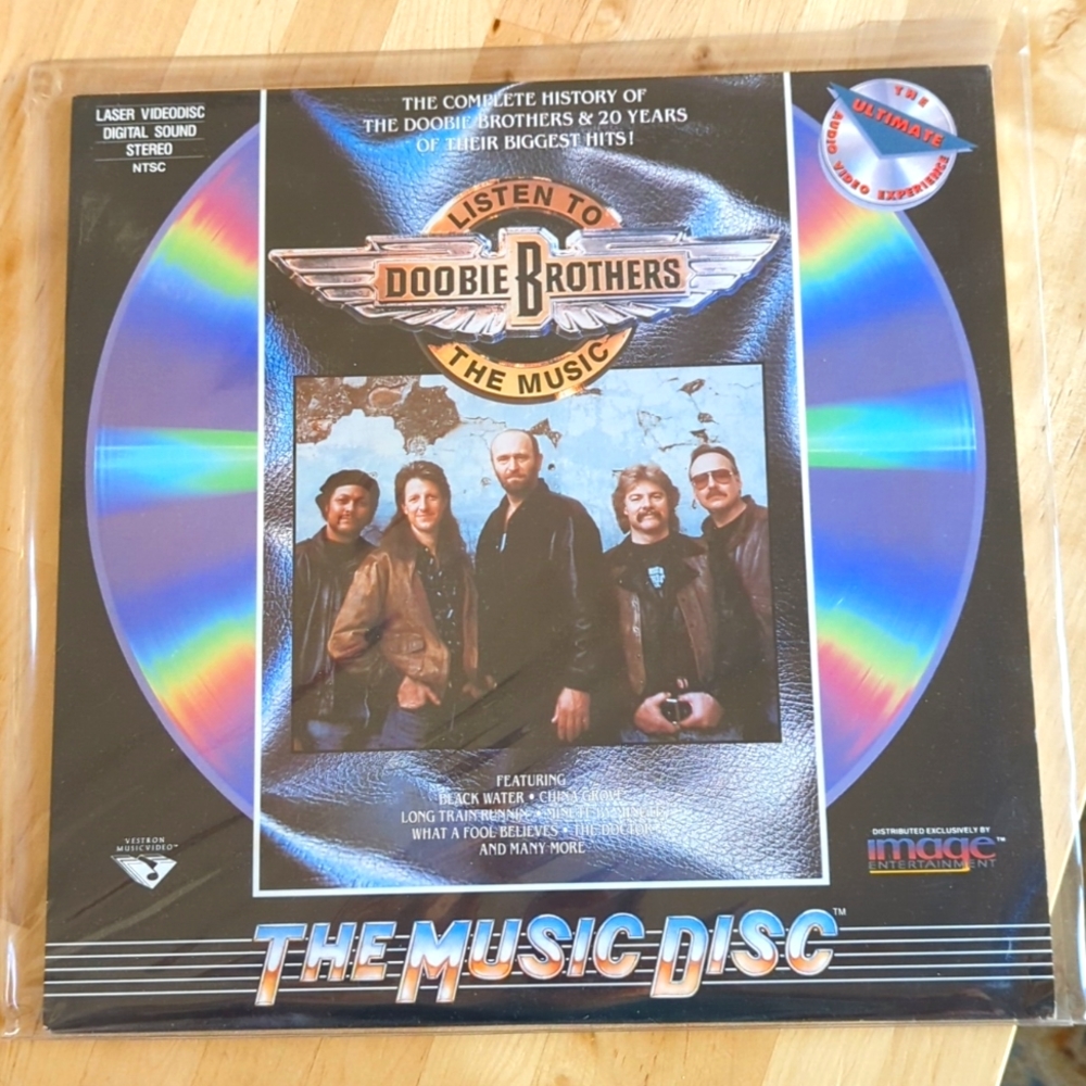 Vintage Doobie Brothers Laser Videodisc